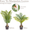 Artificial Areca Palm Tree Natural Looking Faux Plant in Pot 2ft 3ft 4ft 5ft 6ft