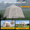 Inflatable Tents Blow Up Tent Waterproof Air Glamping 4 - 6 Person w/Pump