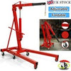 2 Ton Hydraulic Folding Engine Crane Stand Jack Workshop Hoist Lift Lifter Heavy