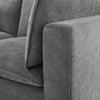 Dusk Boston Grey Velvet Small Right Hand L-Shape Sofa RRP £1929