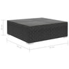 Outdoor Lounge Set 24 Pieces Poly Rattan Garden Sofa Seat Brown/Black