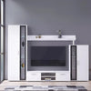 Modern BENTLEY Living Room Furniture Set TV Entertainment Unit Glass