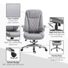 Vinsetto High Back Executive Office Chair, Grey, Refurbished