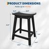 Outdoor Bar Stool 1&2 Pcs Set Heavy-duty HDPE Terrace Countertop High Chair