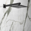 Concealed Thermostatic Shower Mixer Square Chrome Bathroom Twin Head Valve Set
