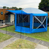 Hexagon Screen House Event Shelter Garden Pop Up Gazebo 3.5m Marquee party tent