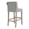 2X Wooden Breakfast Bar Stool Height Kitchen Bar Chair Padded Seat Salon Lounge