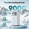 Air Conditioning Unit 9000 BTU Portable Air Conditioner 4-In-1