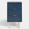 OHS Ribbed Bedside Table Cabinet 3/4/5/6 Draw Nightstand Side Board
