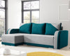 Corner Sofa Bed with Storage Universal Corner Side Fabric Modern New ARIZONA