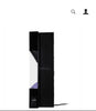 wall mounted electric fire 50 inch black.