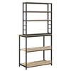 Kitchen Shelf Sonoma Oak 80 x 40 x 168 cm Engineered Wood