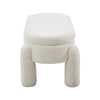 Storage Ottomans Bench Footstool Beige Sherpa Upholstered Bedroom Bed End Stool