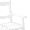 Rocking Chair for Children White Solid Wood Poplar