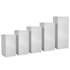 Square Metal Plinth Cylinder Dessert Pedestal Wedding Cake Flower Display Stand