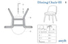 Swyft Dining Chair 05 - Oatmeal Linen - Set of 2 RRP £379