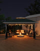 4x4M Pop Up Garden Gazebo Outdoor Party Tent Canopy With Sides Heavy Duty