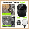 Air Fryer 5L Digital Large Transparent Multifunction Oven Cooker 1800W Oil Free