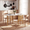 Modern Writing Table 150 CM Folding Dining Table for 6-8 People