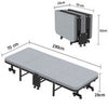 Heavy Duty Folding Bed Rollaway Guest Bed Fold up Sleeper Bed With Mattress 190