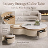 Coffee table with storage lift top up living room, home modern contemporary