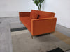 Dusk Hudson Bright Orange & Gold Effect Click Clack Sofa Bed RRP £699