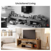 TV Stand for 55/60/65/75-Inch TVs,63-Inch Farmhouse Entertainment Center Console