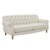 Dusk Hebden Cream Linen 3 Seater Sofa RRP £999