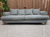 Teddy 3 Seater Sofa In Hidden Cove Linen Cotton (Breaks Down) RRP-£2600