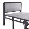 3FT Folding Single Guest Bed Padded Fold Up Metal Framed Sleeper Dormitory Bed