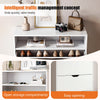 3 Drawer Shoe Rack Shoes Storage Cabinet Wooden Cupboard Organiser Holder Stand