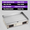 Commercial Electric Griddle Stainless Steel 73cm Full Flat Kitchen Hotplate 220V