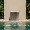 300mm Stainless Steel Waterfall Water Blade Cascade Koi Fish Pond Back Inlet