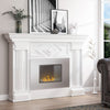 Wall Ethanol Fireplace, Bioethanol Heater Fire with 1.2L Tank, 3 Hours Burning