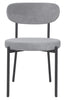 2 Velvet Dining Chairs Velvet Seat Chairs Plush velvet seat and backrest