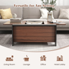 Chic and Functional: Sliding Top Coffee Table with Hidden Compartment - 92cm