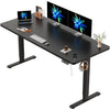 120-140cm Electric Standing Desk Adjustable Height Sit Stand Office Desk UK