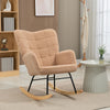 Nursing Rocking Chair Nursery Glider Rocker Armchair for Living Room Refurbished