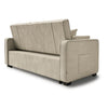 Sofa Bed KINSLEY 3-Seater, Fold-Out Bed & Cup Holder DAKO®