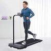 LED Foldable Treadmill Walking Running Machine Home Office Under Desk w/ Remote