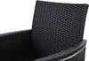 Outdoor Chair Patio Furniture Garden Bistro Rattan Chair Metal Side Coffee Table