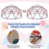 305 cm Kids Jungle Gym Monkey Bar Climbing Toys with Swing-Red