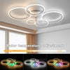 LED Ceiling Fans With Lights Dimmable Remote Control App Control for Bedroom