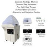 Japanese Head Spa therapy With Steam Machine Spa Basin and Hood Portable
