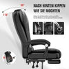 Massage Office Chair Executive Gaming Chair Leather High Back Swivel Recliner
