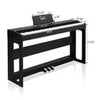 Glarry Digital Piano 88 Full Weighted Key 3 Pedals with Wooden Stand Black
