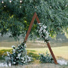 3m Large Wooden Wedding Arch Triangle Backdrop Stand Party ForestBoho Background