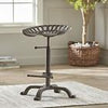 2x Adjustable Tractor Seat Bar Stool Rustic Cast Iron Industrial Chair Vintage