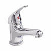Small Quarter Corner Basin Sink Wall Mounted with Mono Mixer Tap | Tulla
