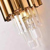 Modern Glass Wall Sconce Lights Bedroom Living Room Bedside E14 Bulb Fixture
